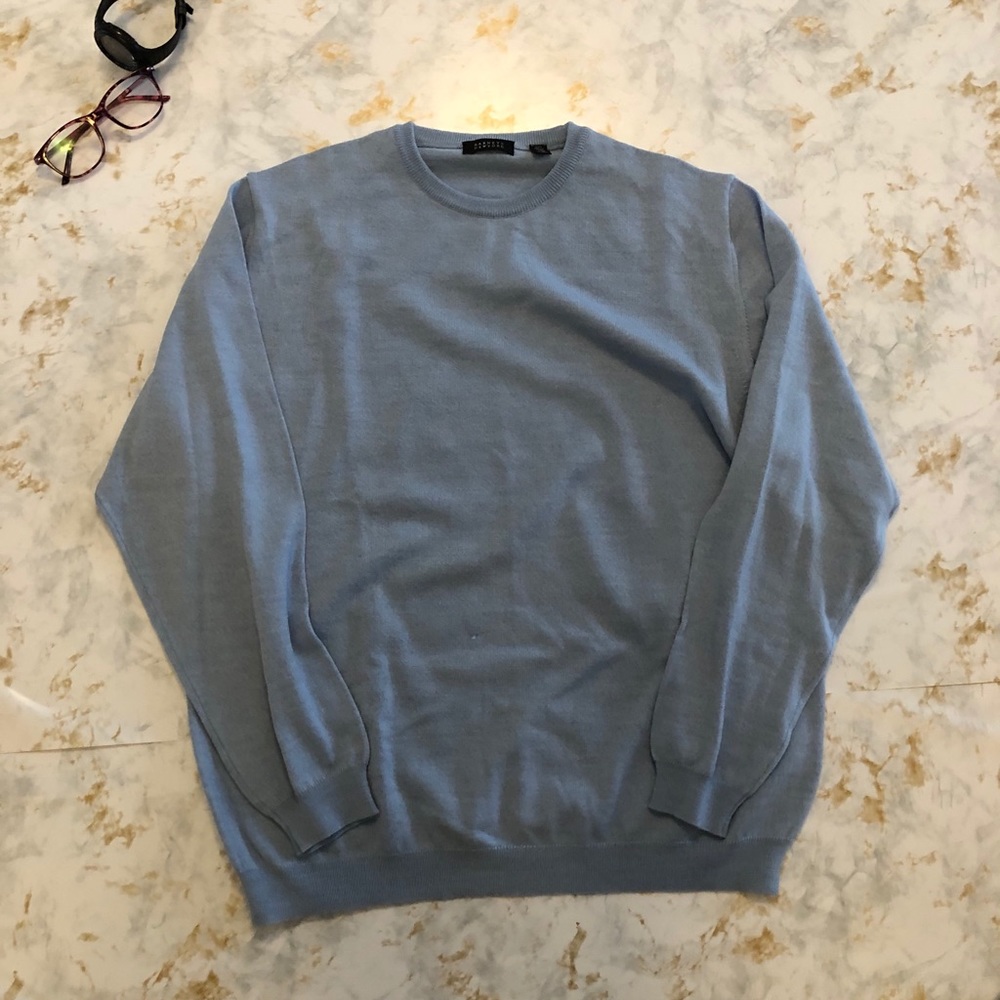 Barneys New York Men’s Crew Merino Wool Sweater